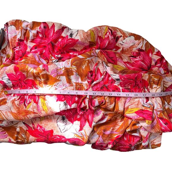 Floral Maxi Dress in Red and Pink - Picture 13 of 14